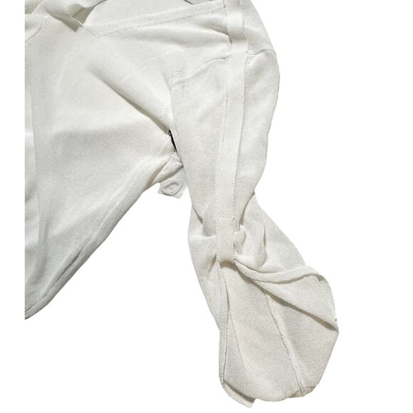 Brochu Walker Palmas Vee White Sweater XS Salt Water NWT - Picture 12 of 16